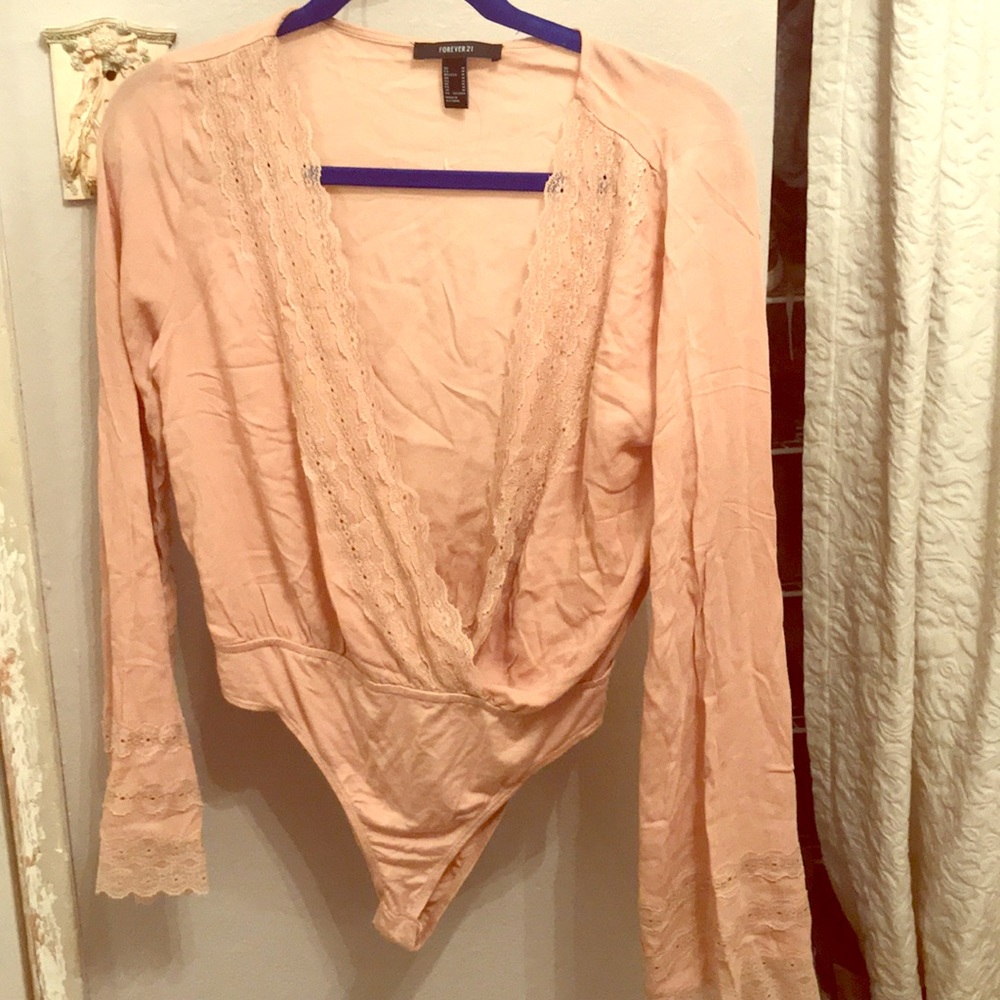 Beige bodysuit, never worn!